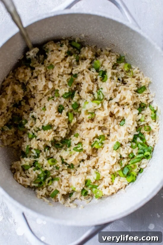 scallion rice