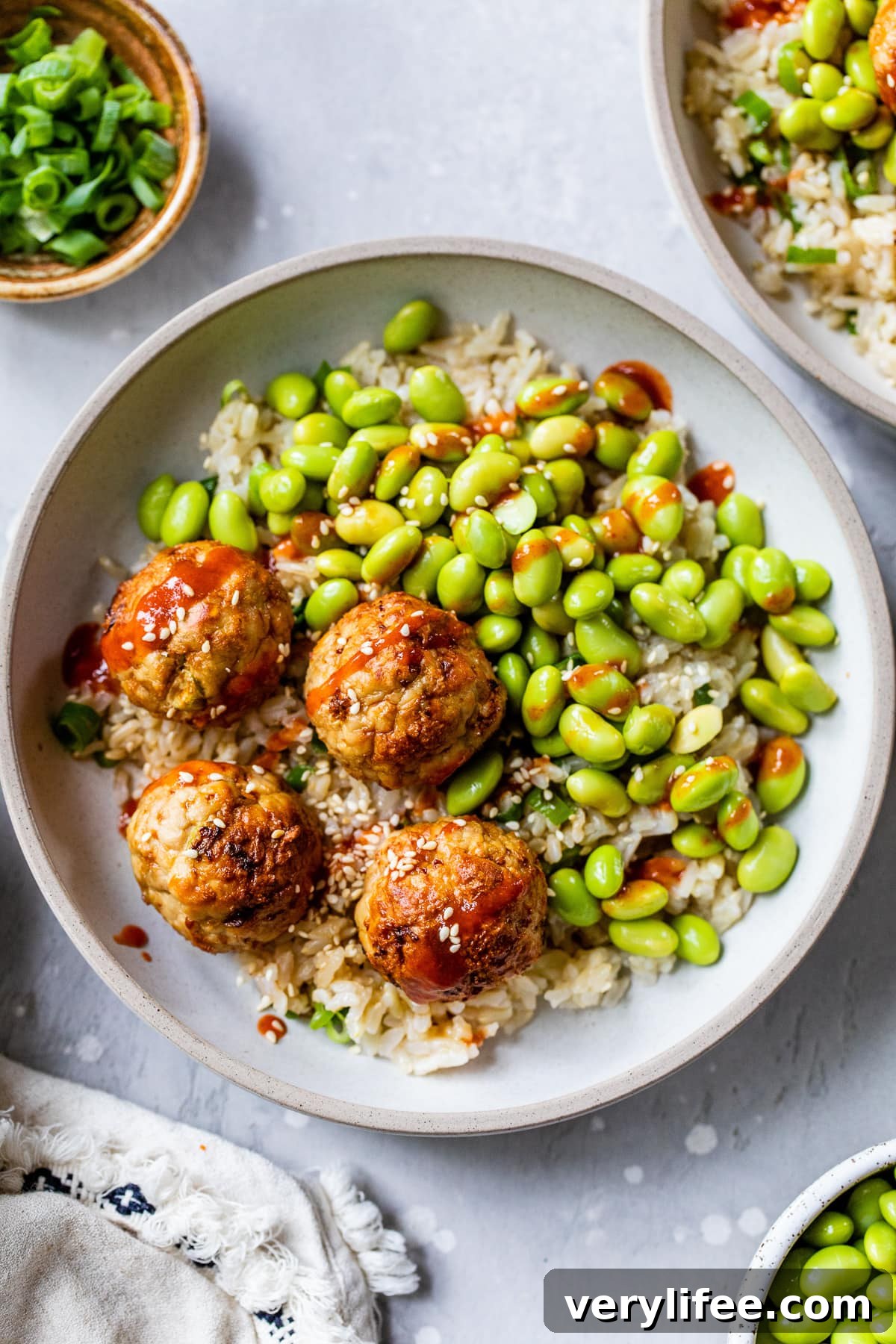 Air Fryer Asian Turkey Meatballs
