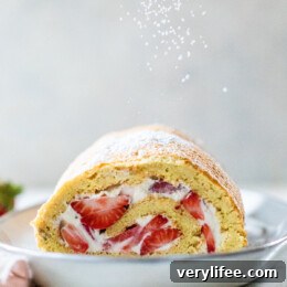 Strawberry Swiss Roll Recipe 4 Strawberry Swiss Roll