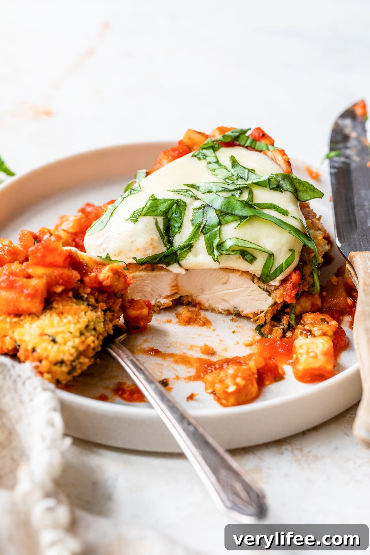 Crispy Chicken and Eggplant Parmesan Recipe 3 Chicken Eggplant Parmesan