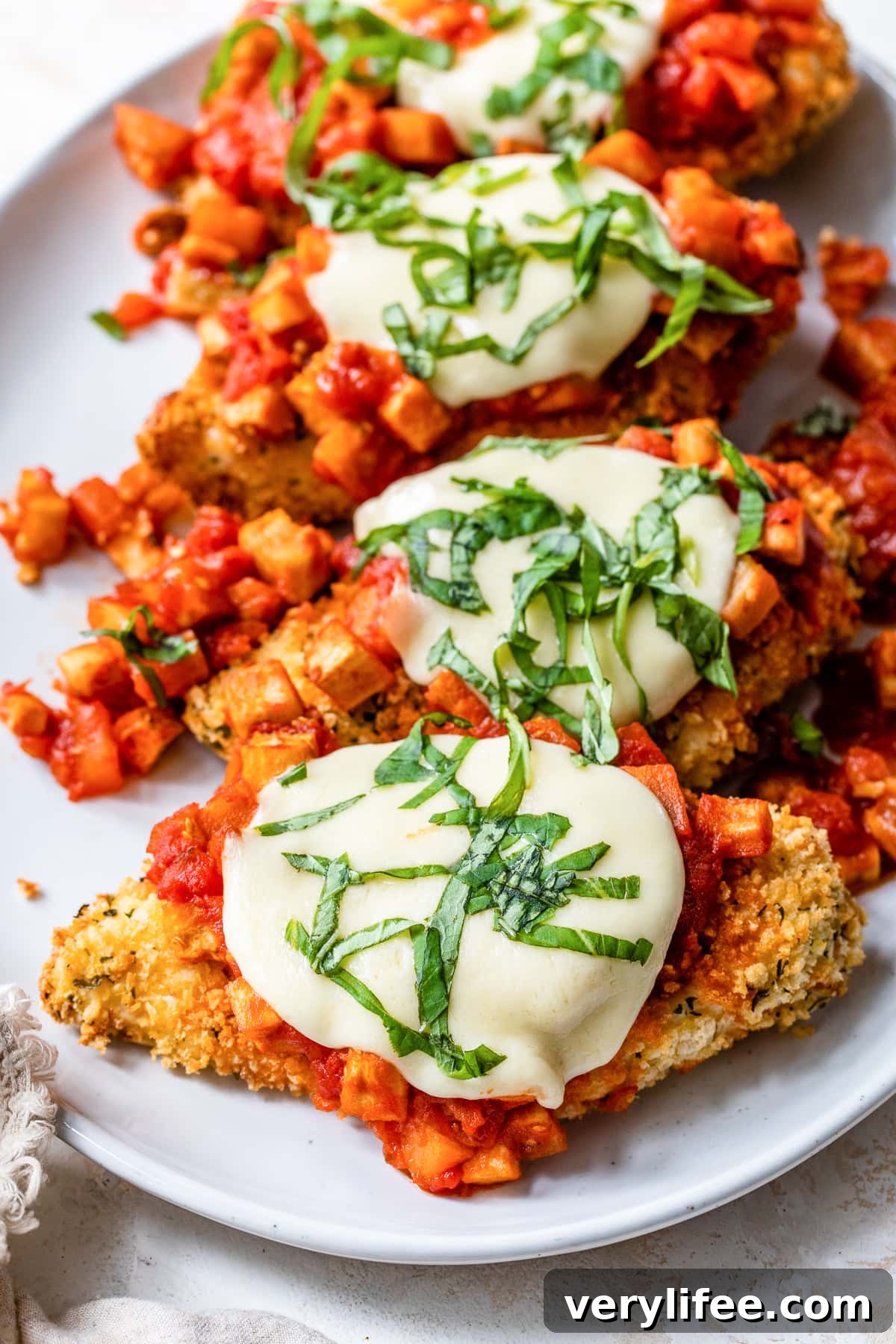 Crispy Chicken and Eggplant Parmesan Recipe 8 Chicken Eggplant Parmesan