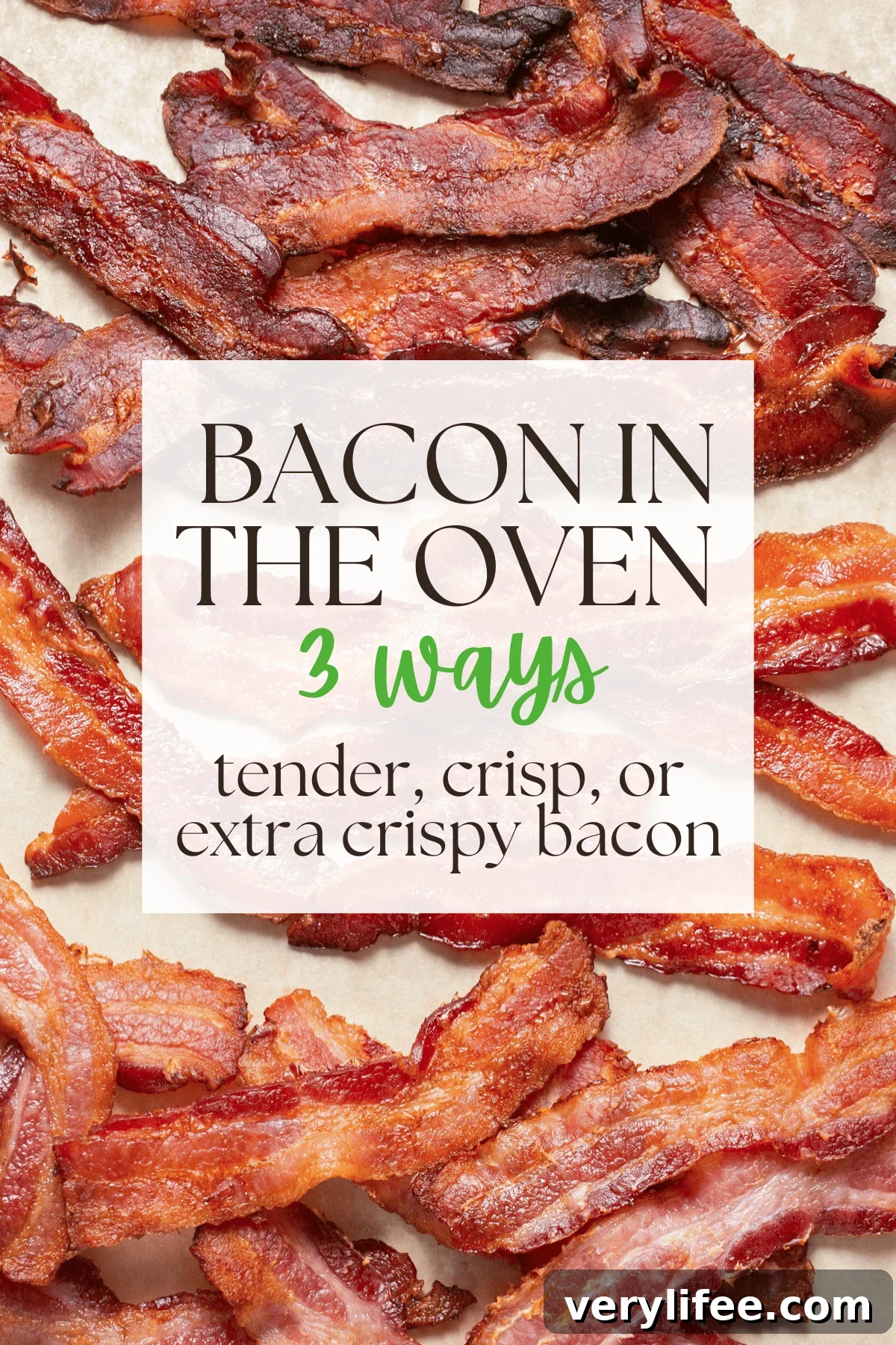 Whether you're a fan of tender, crisp, or extra crispy bacon, this simple method of cooking bacon in the oven is easy. No stovetop mess! How To Make Bacon in The Oven 3 ways
