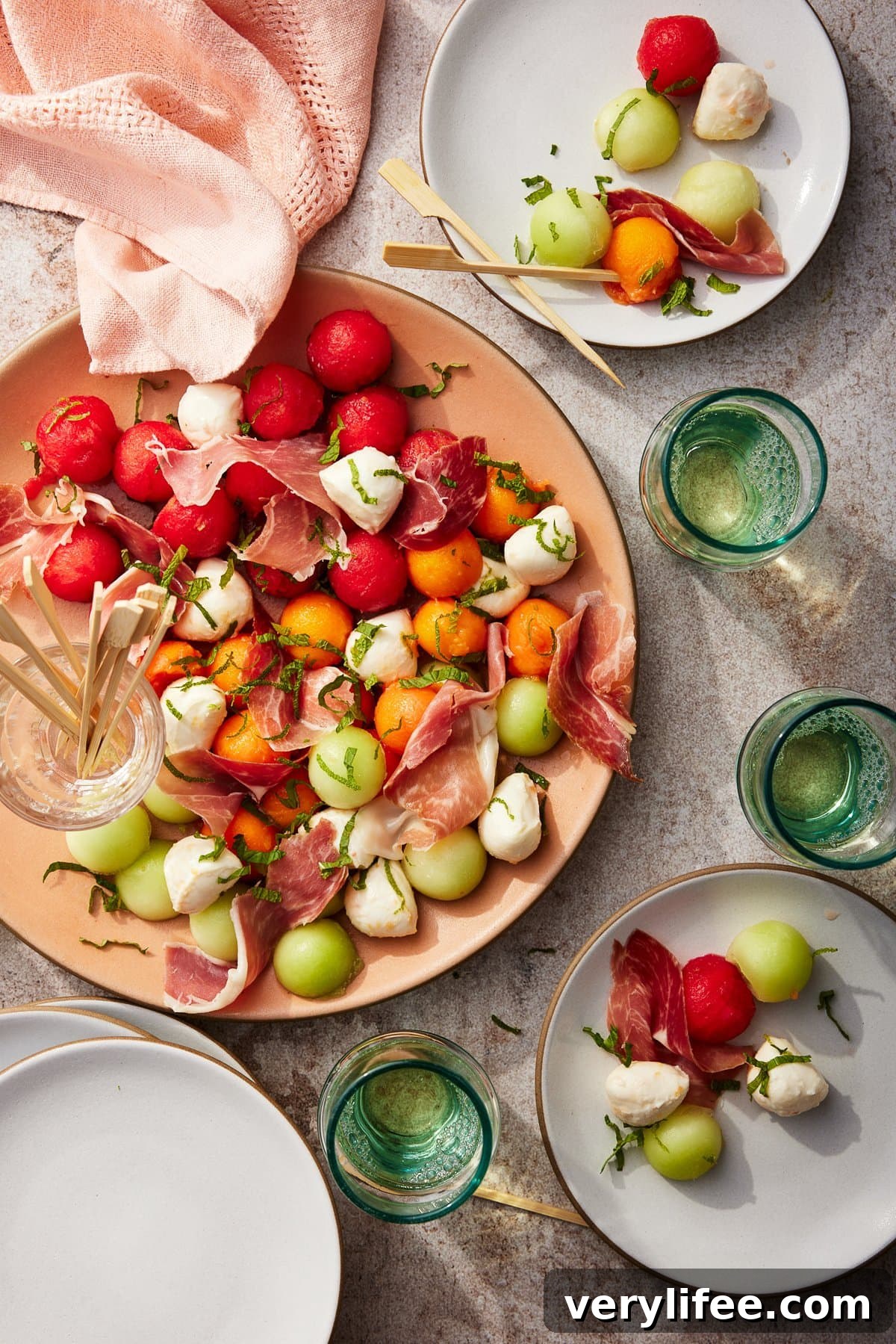 Pre-Order Skinnytaste Simple: Bonus Pack + 2 Exclusive Recipes 7 Summer Mozzarella Prosciutto Salad