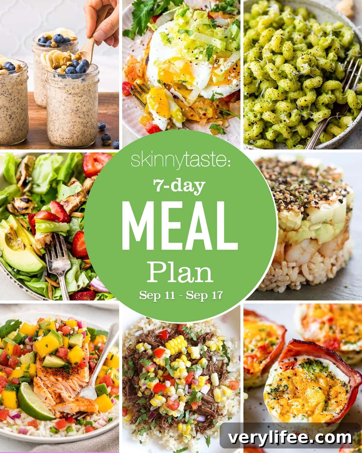 Free 7-Day Balanced Meal Plan: Sept 11–17 2 Healthy meal ingredients