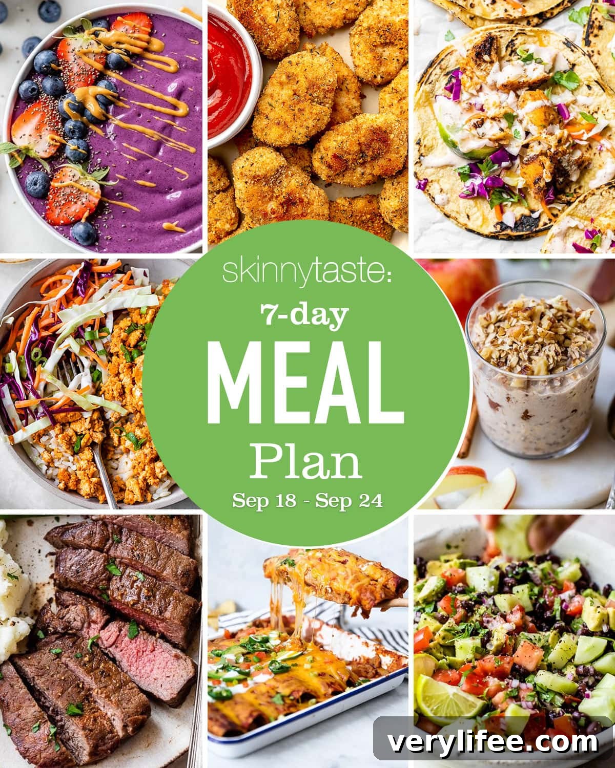 Healthy meal plan image