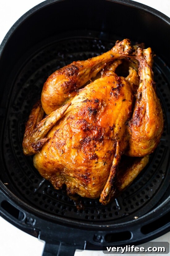 Air Fryer Rotisserie Chicken