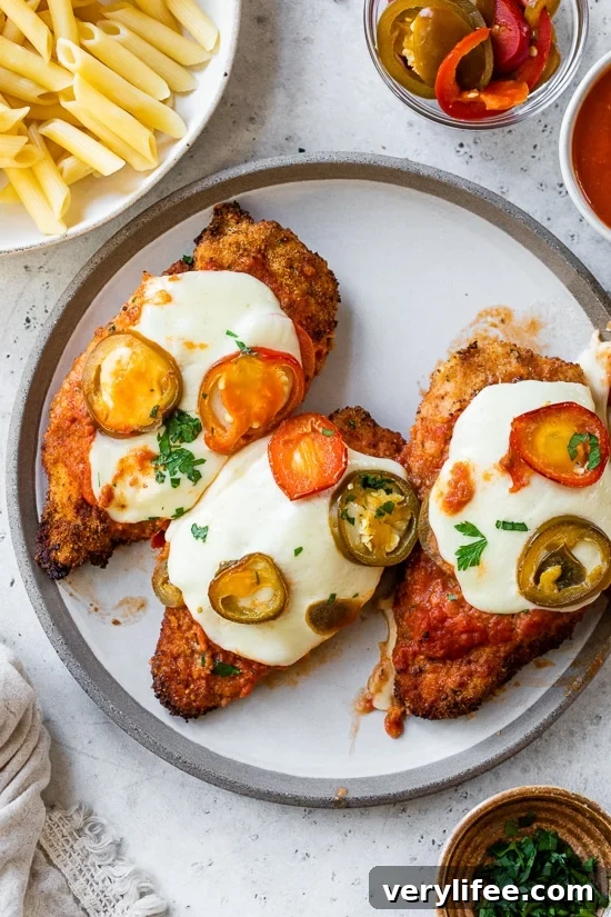 Spicy Vodka Chicken Parmesan