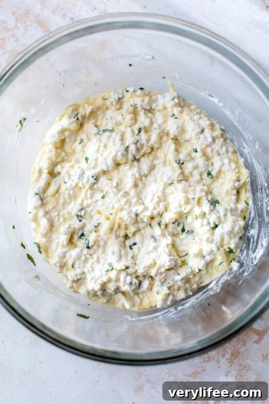 cottage cheese mixture