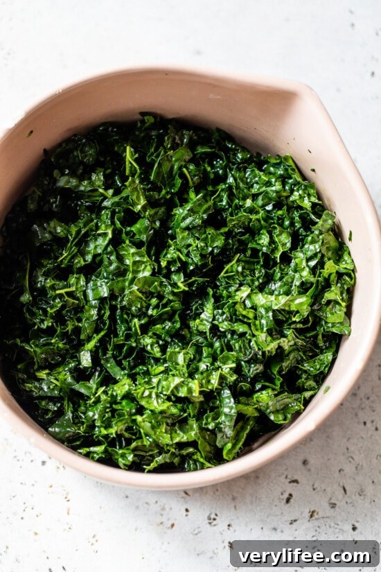 Autumn Kale and Chicken Salad with Maple Vinaigrette 6 Massage the kale