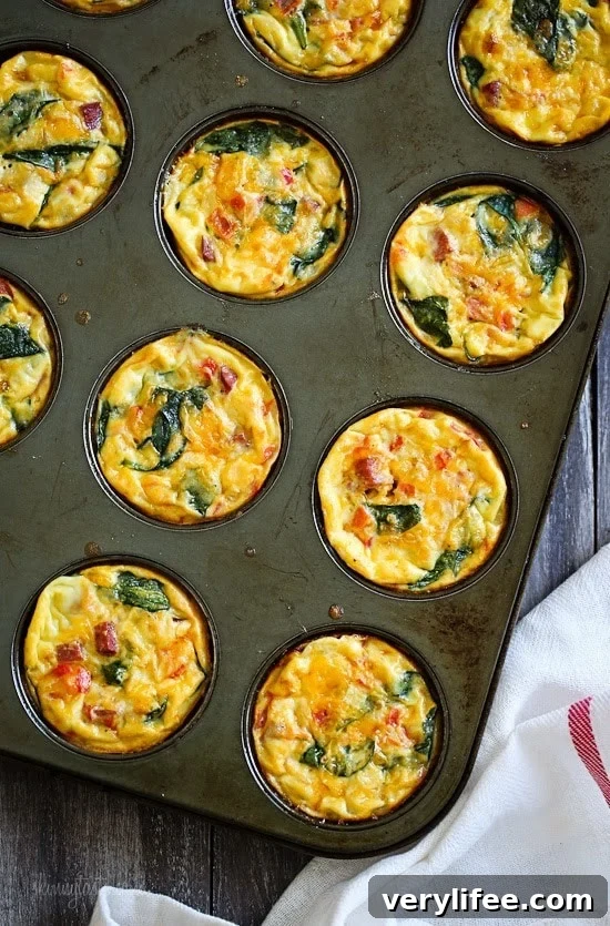 Petite Crust-less Quiche