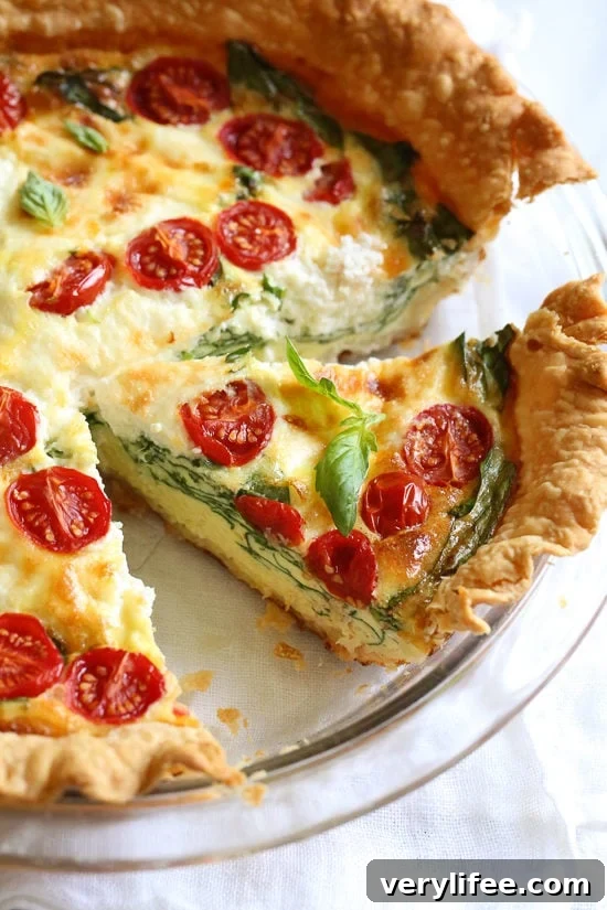 Spinach Ricotta Quiche
