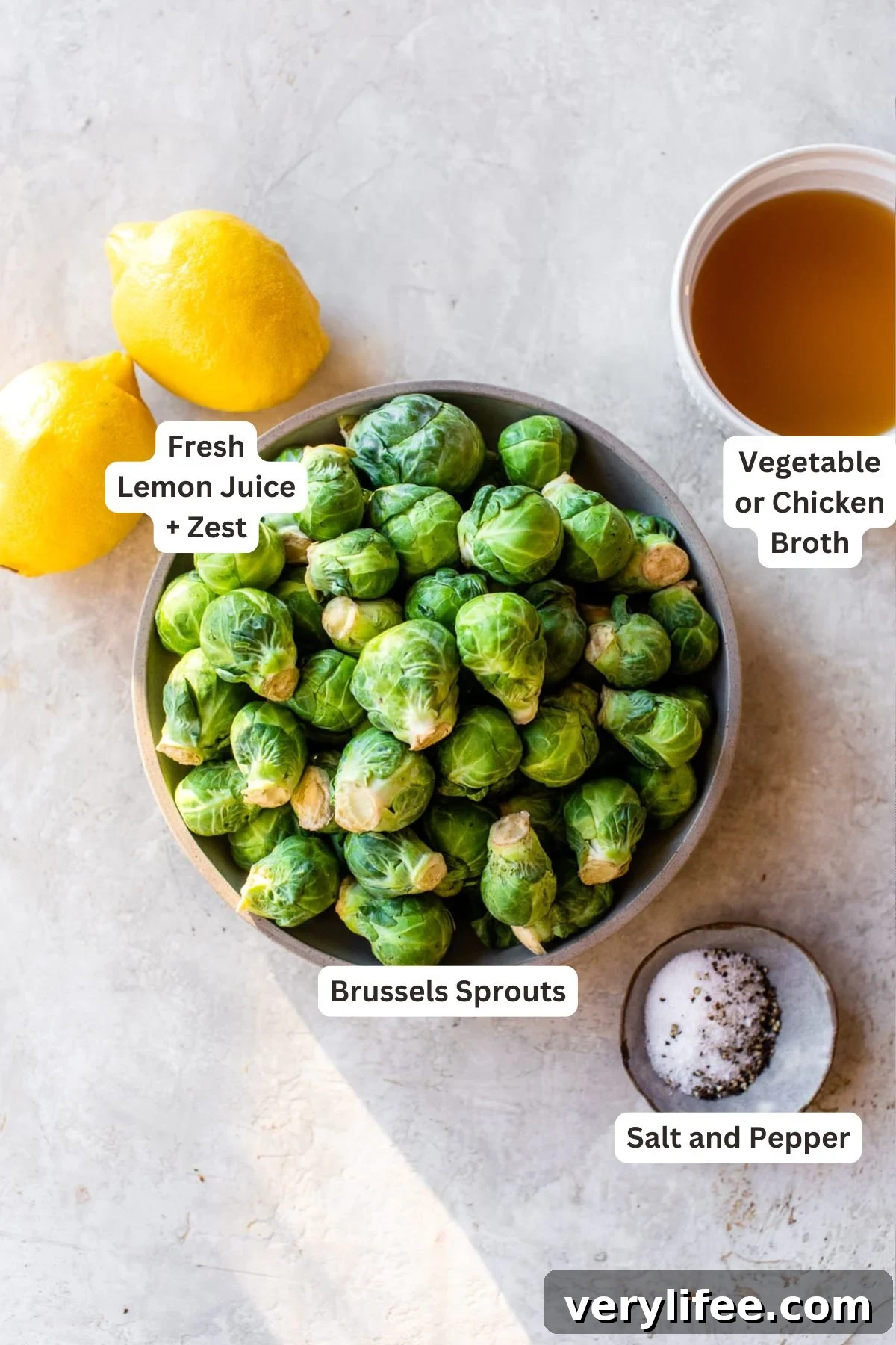 Crispy Roasted Lemon Brussels Sprouts 3 Ingredients for Lemon Brussels Sprouts