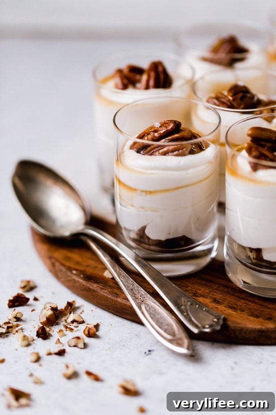 Maple Pecan Cheesecake Shooters