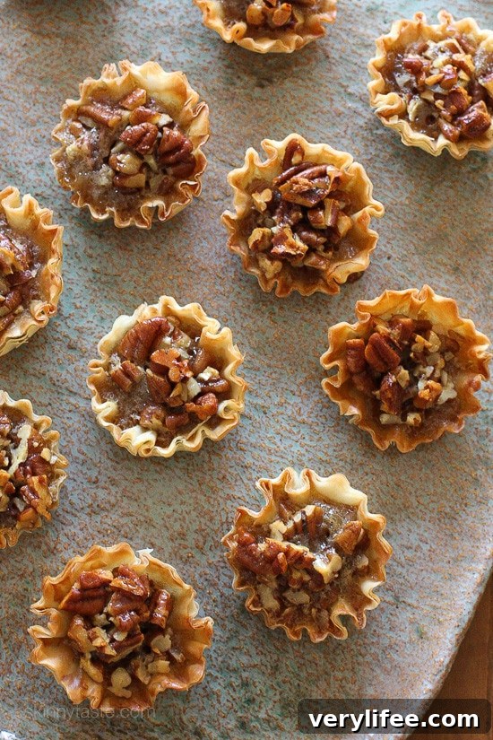 Mini Pecan Phyllo Tarts