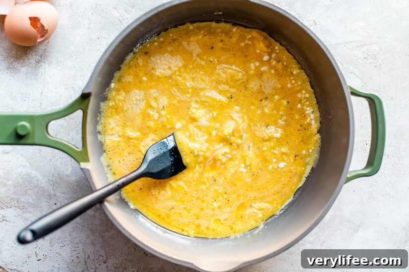 Top 5 Nonstick Pans for 2024 10 eggs and cottage cheese in nonstick skillet