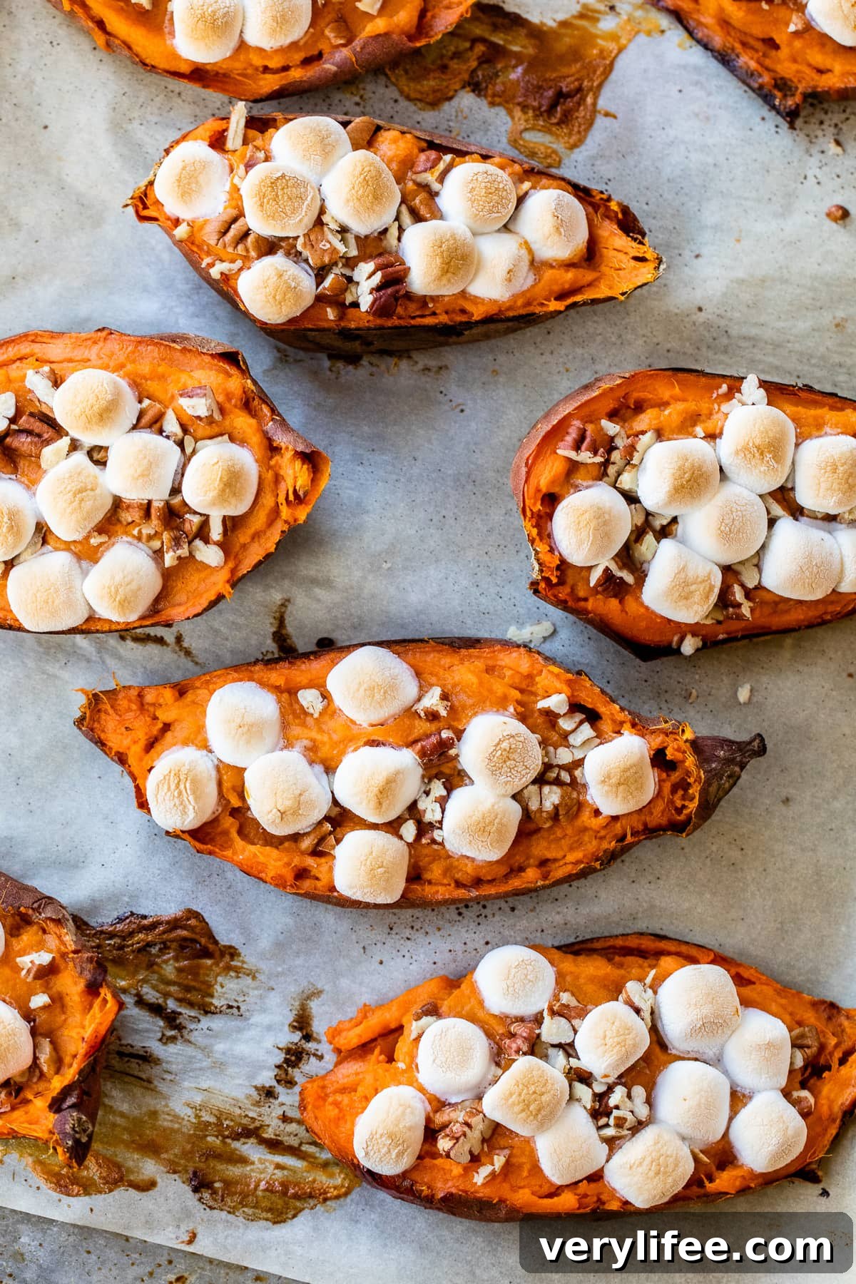 Gooey Twice-Baked Sweet Potatoes with Toasted Marshmallows 3 Twice Baked Sweet Potatoes with Marshmallows