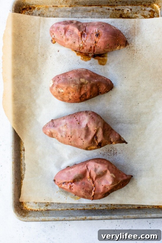 Gooey Twice-Baked Sweet Potatoes with Toasted Marshmallows 6 Baked sweet potatoes