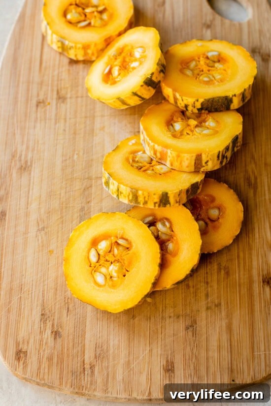 Oven-Roasted Delicata Squash Recipe 6 Sliced delicata squash