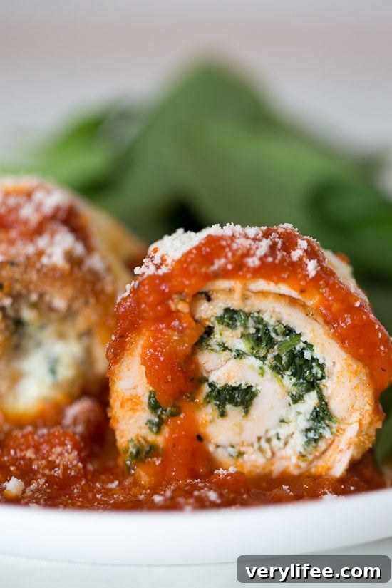 10 Comforting Chicken Casserole Recipes for Weeknight Meals 8 Chicken Rollatini with Spinach alla Parmigiana