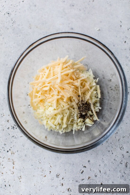 Cacio e Pepe Parmesan Cheese Crisps 5 grated parmesan cheese and pecorino romana