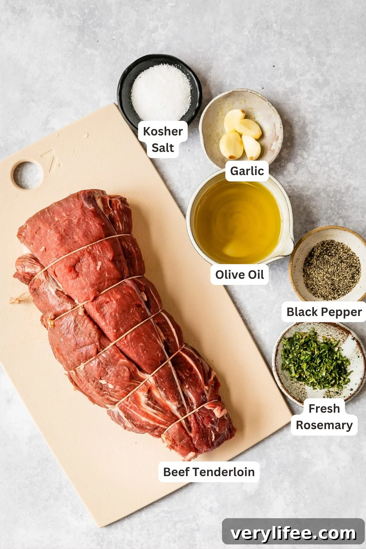 How to Cook Beef Tenderloin for a Tender, Juicy Roast 5 Ingredients for Beef Tenderloin.