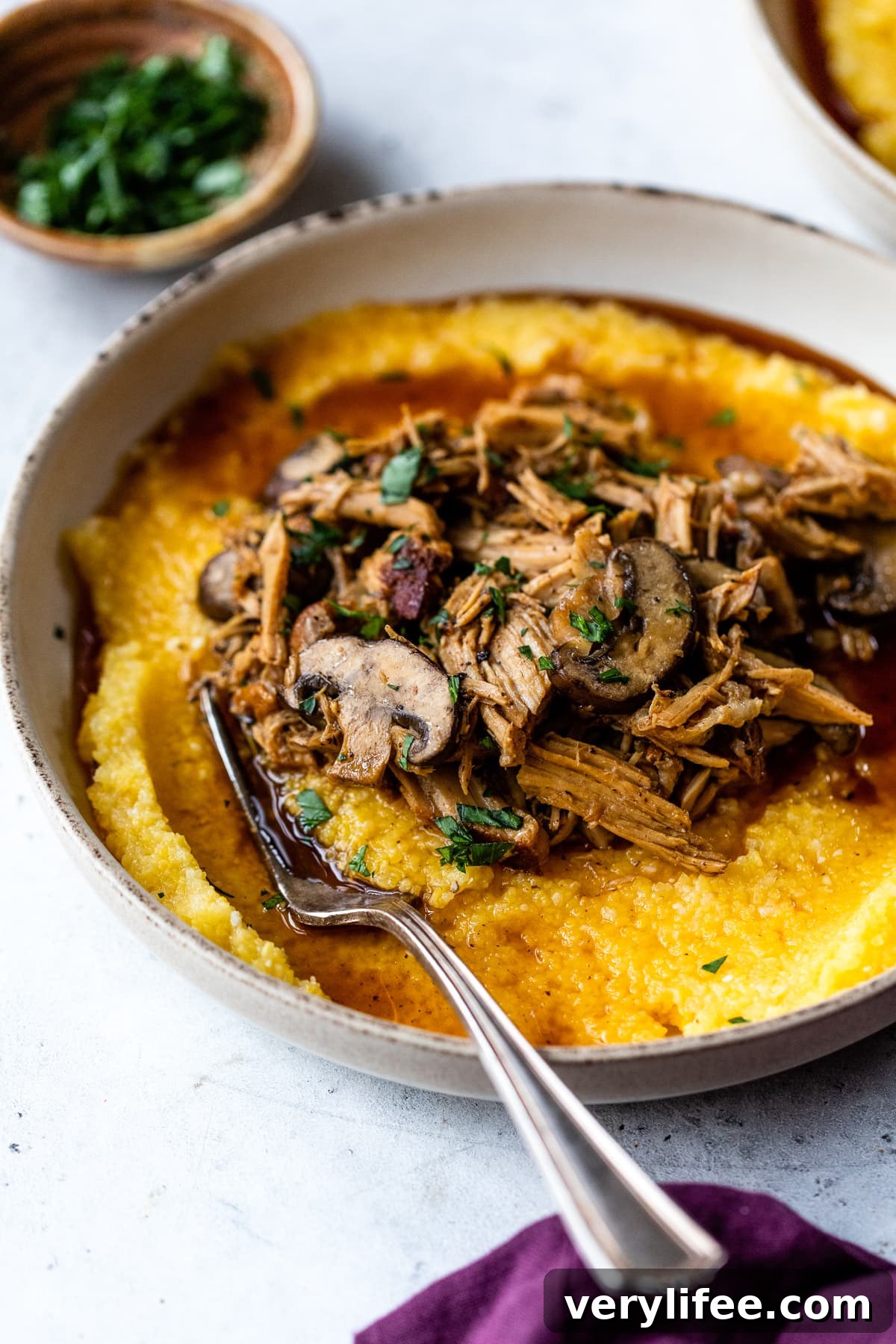 Crock Pot Pork Roast with Garlic and Herbs 2 Crock Pot Pork Roast with Mushrooms and Polenta