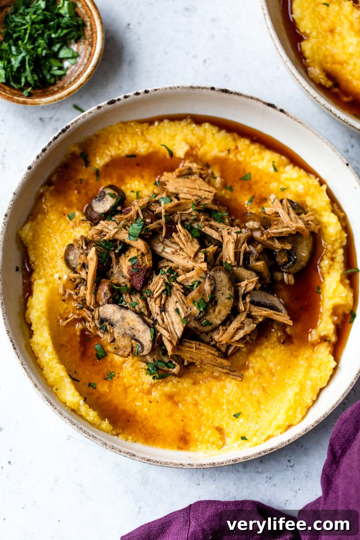 Crock Pot Pork Roast with Garlic and Herbs 8 Easy Slow Cooker Pork Roast with Mushrooms and Polenta