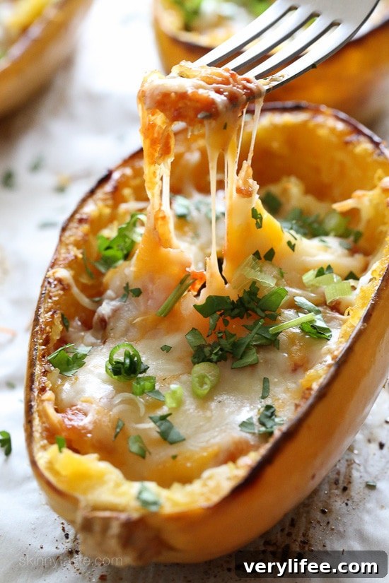 Spaghetti squash enchilada bowls — simple, five-ingredient dinner.