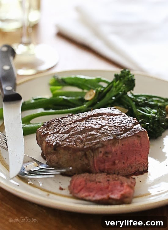 Perfect filet mignon for two—ideal for a low-carb date night.
