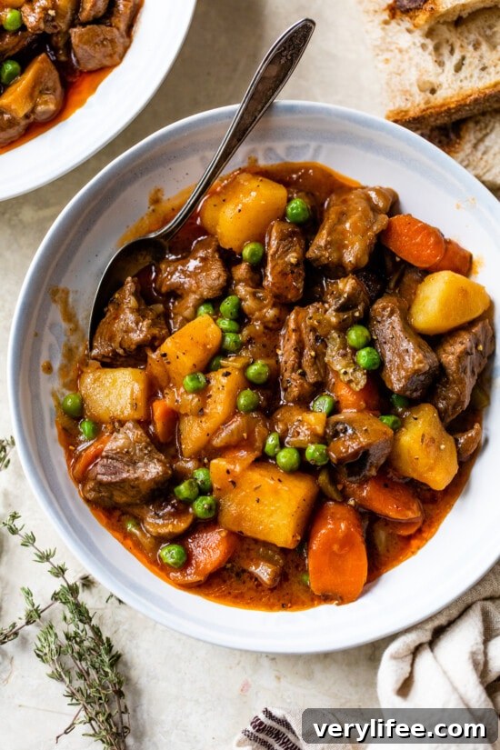 Beef Stew with Potatoes and Carrots