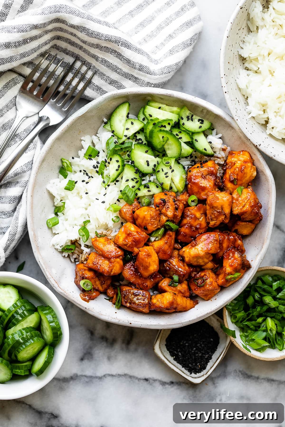 Salmon Rice Bowls