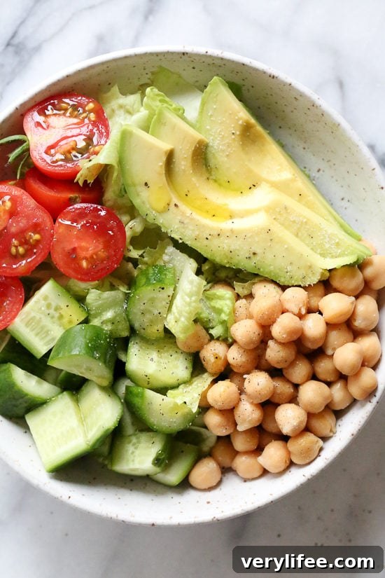 Chickpea Avocado Salad