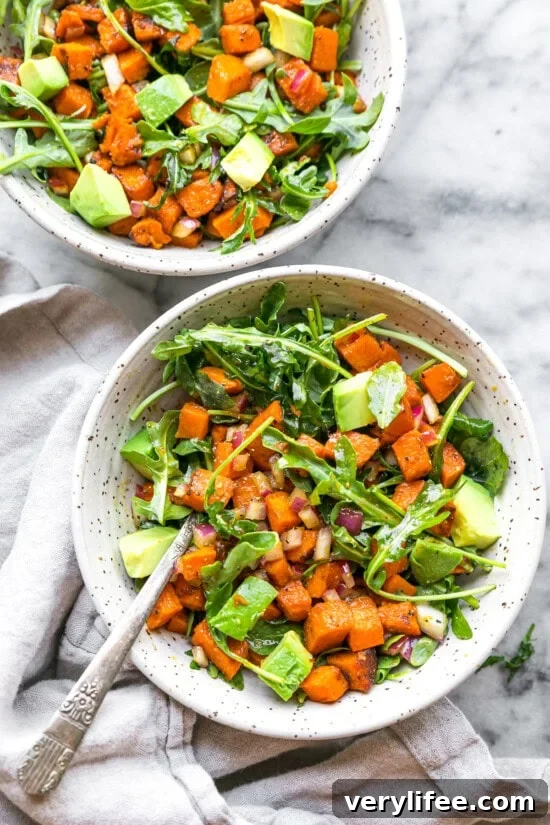Sweet Potato Avocado Salad