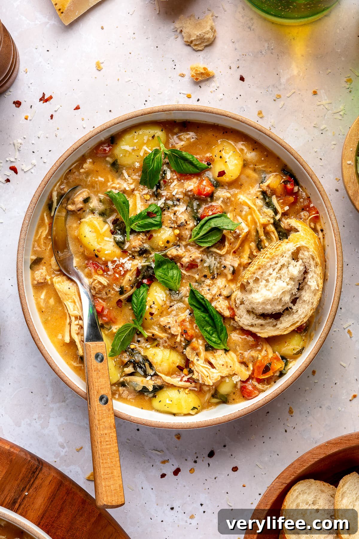 Creamy Homemade Chicken Gnocchi Soup Recipe 8 Chicken Gnocchi Soup