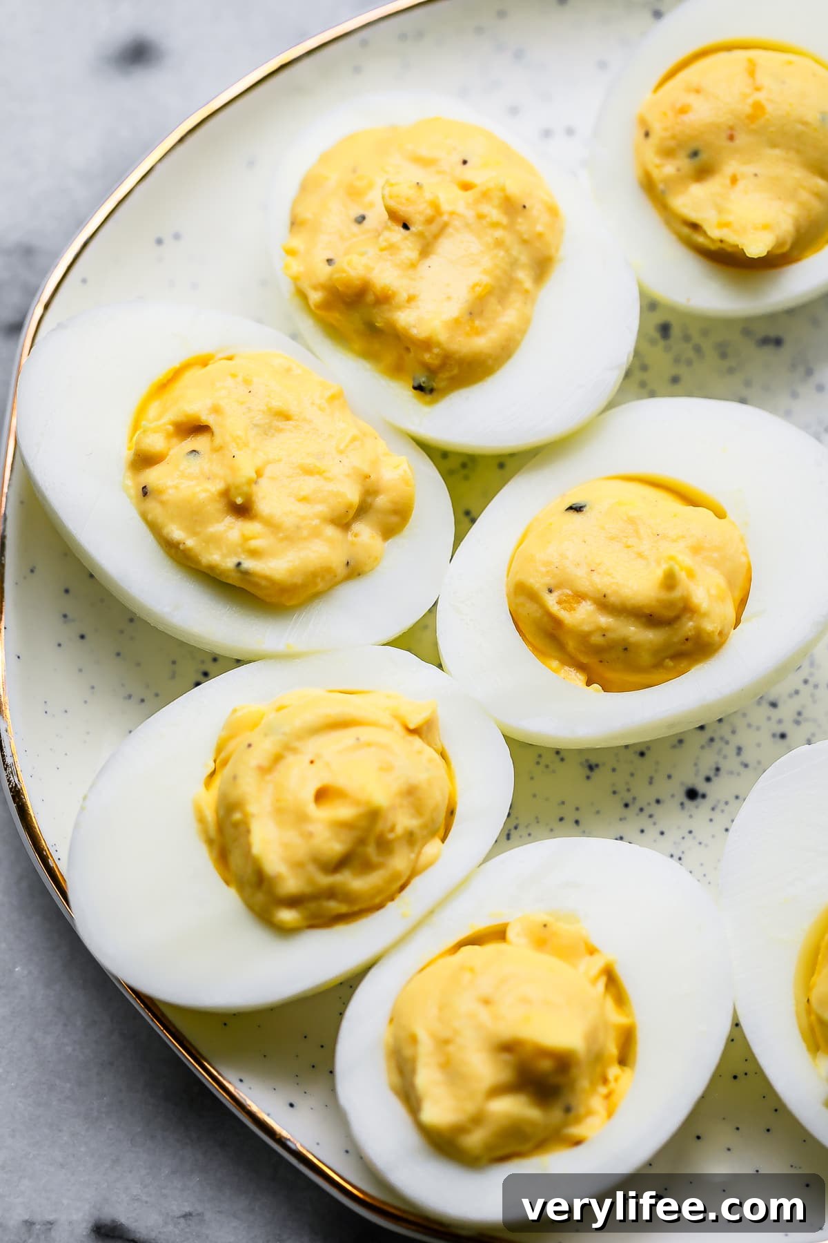 Bloody Mary Deviled Eggs