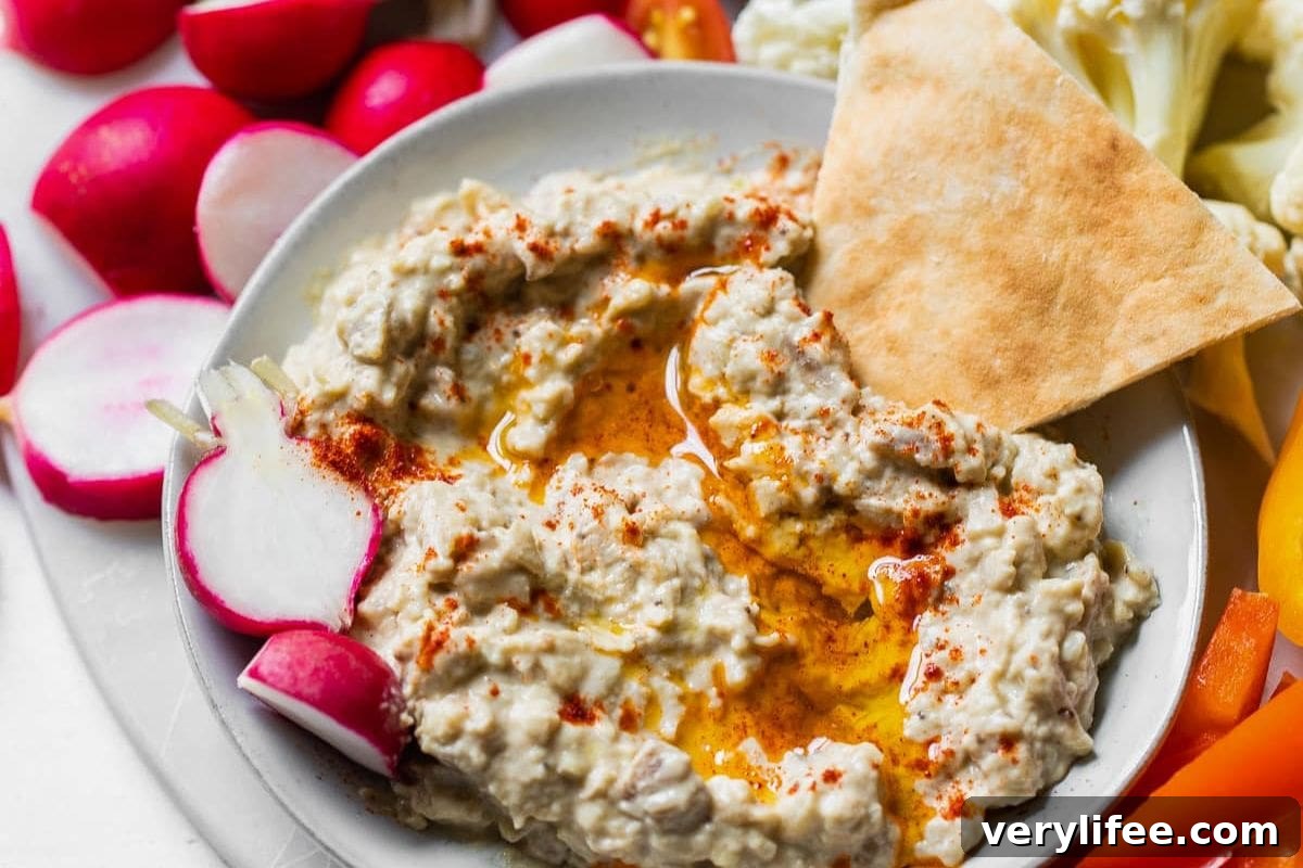 Top 6 Veggie Trays for 2024: Party-Ready Vegetable Platters 11 Baba ganoush