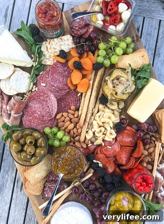 Meat and cheese board