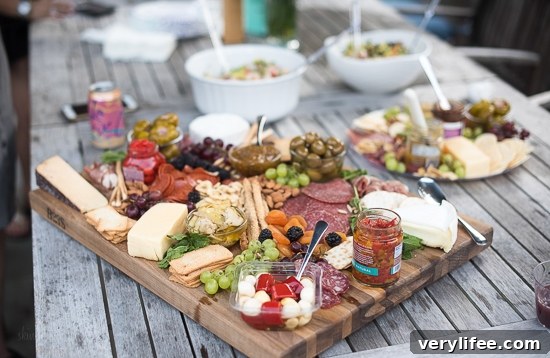 Meat and cheese boards are my go-to for super chill, no stress summer entertaining.
