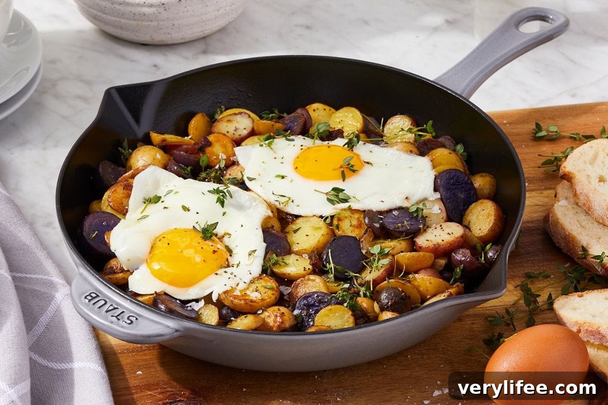 Staub enameled cast iron skillet 