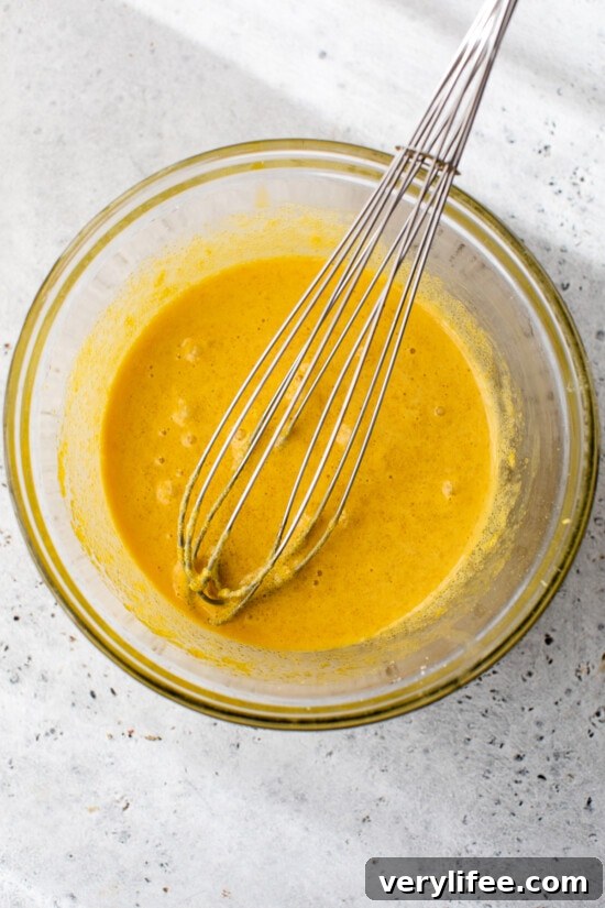 beat egg yolks
