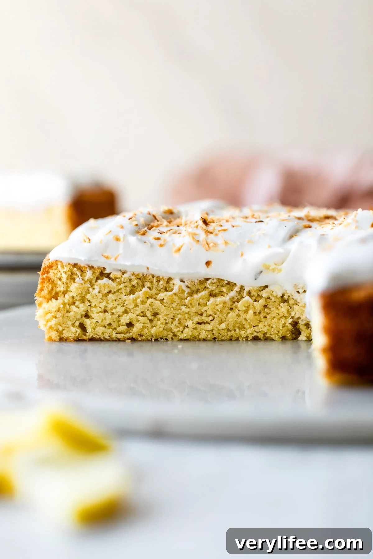 Coconut-Lemon Almond Cake