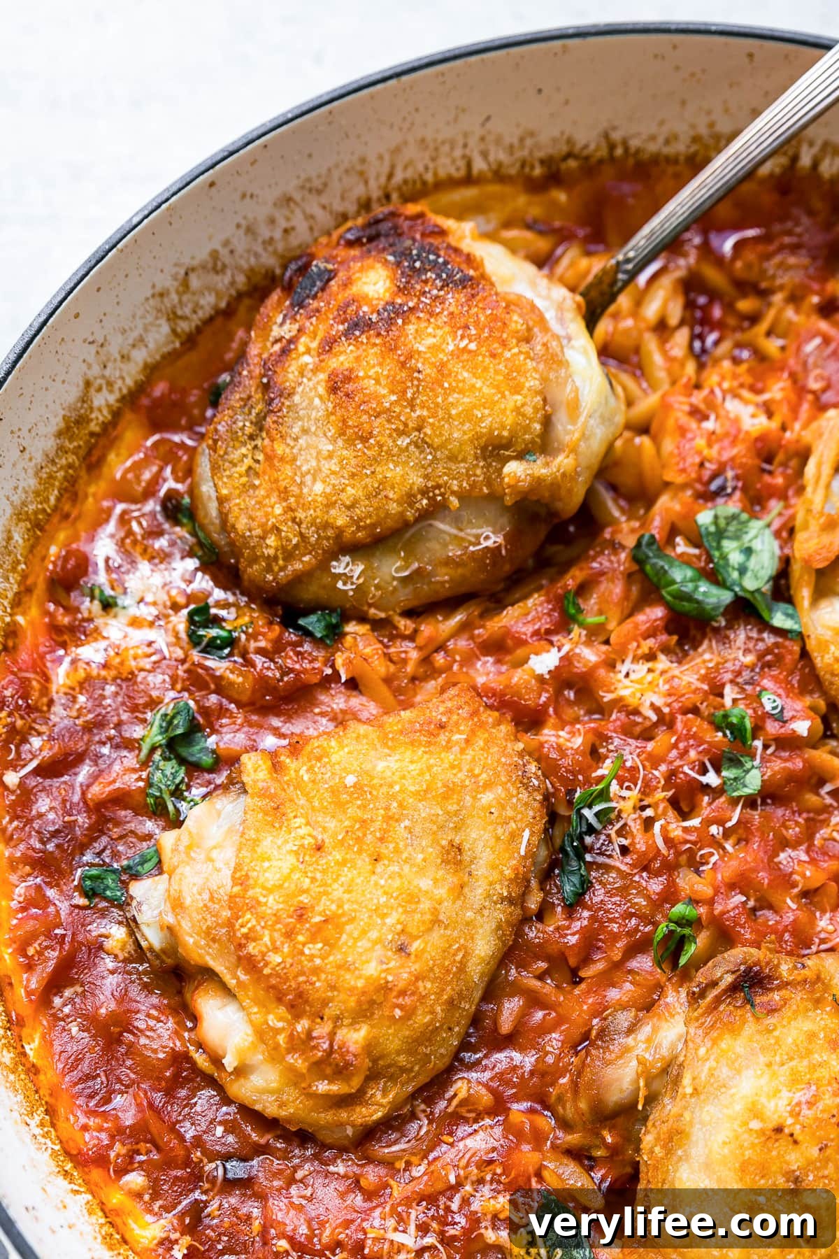 One-Pot Chicken and Orzo Recipe 2 One Pot Chicken and Orzo