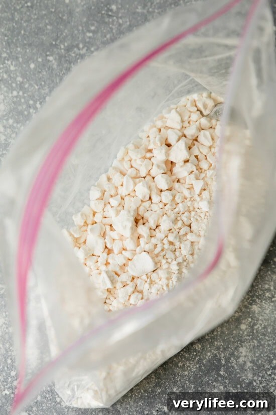 crushed meringues