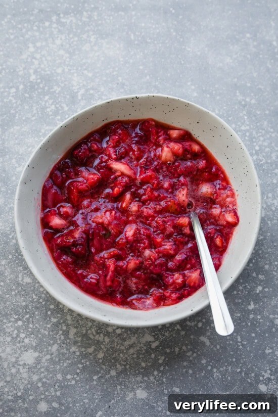 cooked strawberries
