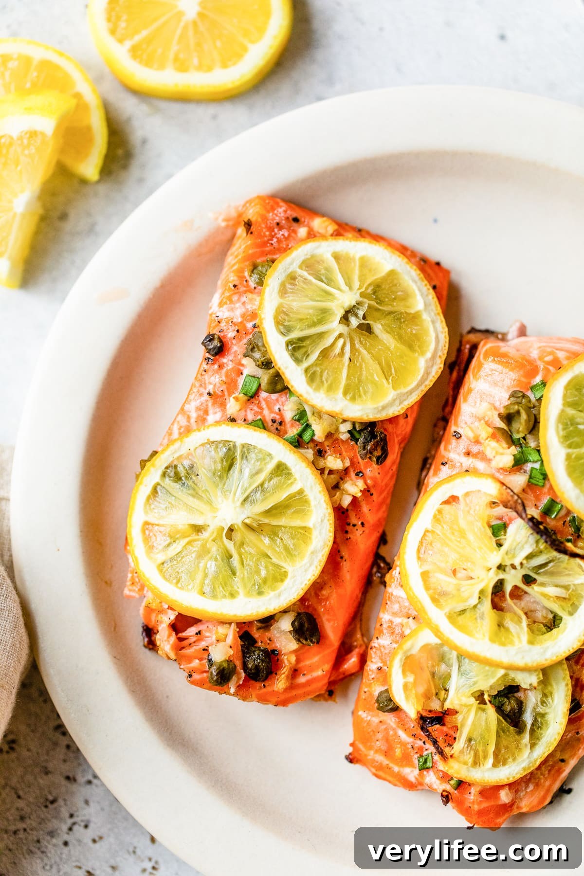 Steelhead Trout with lemon