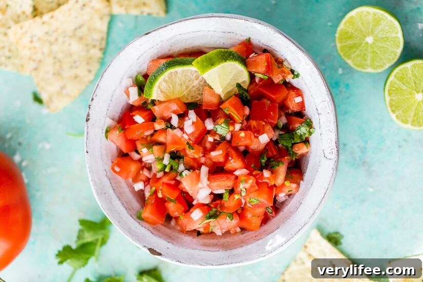 Pico de Gallo and chips