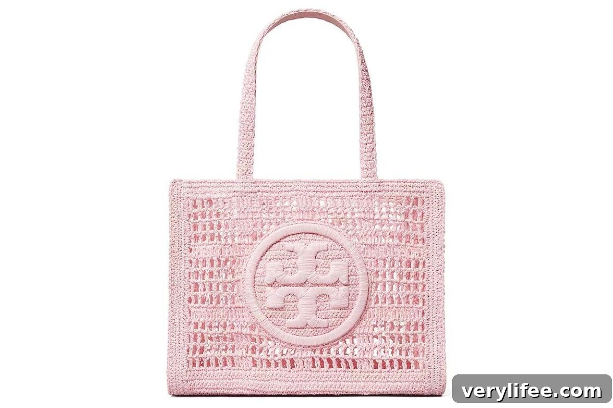 Tory Burch Ella crocheted tote