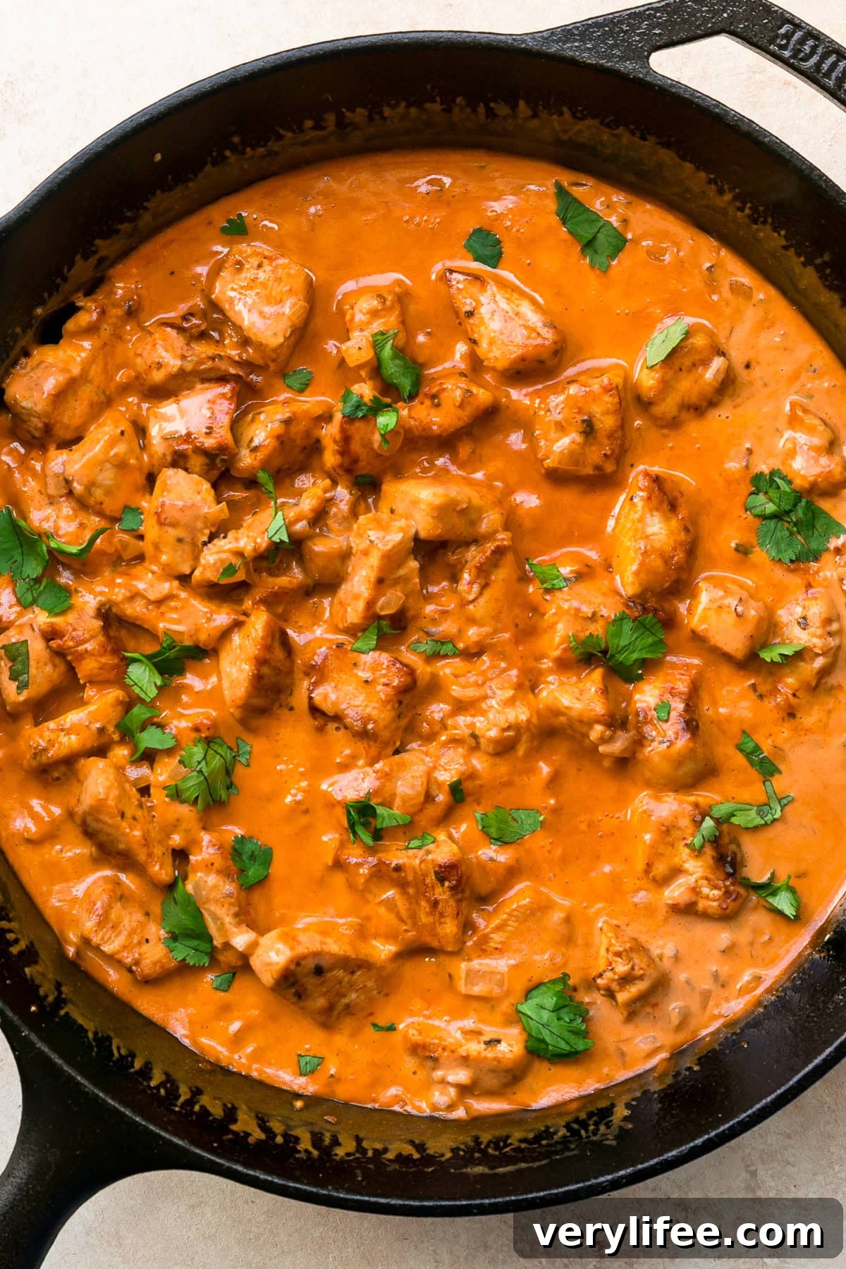 Coconut Chicken in skillet