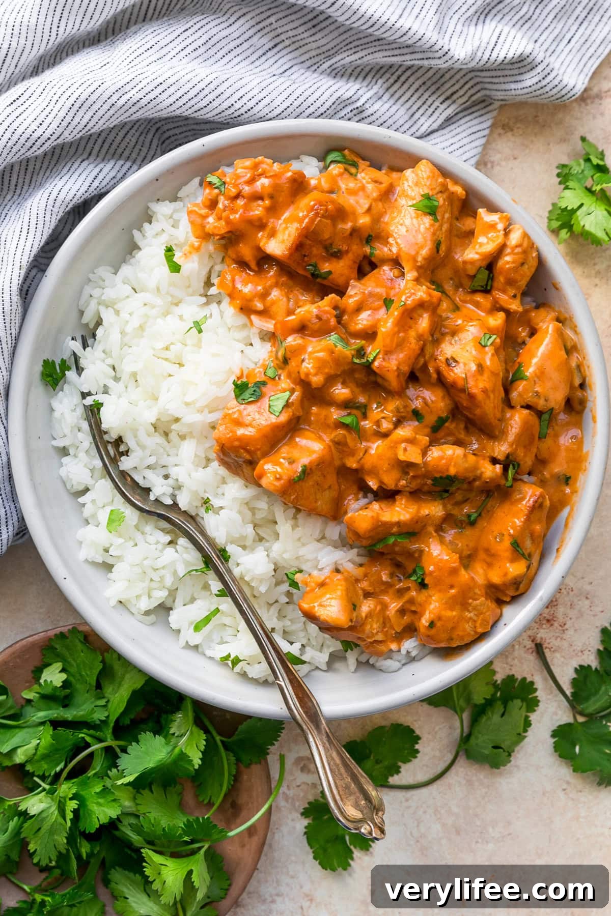 Coconut Chicken Rice Bowl