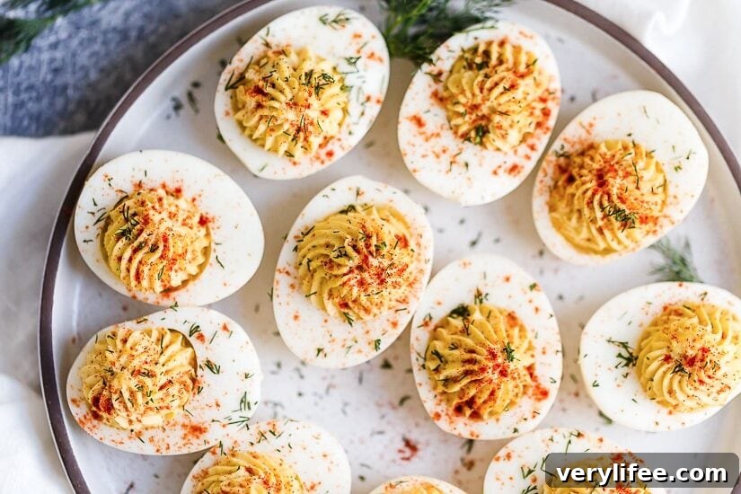 6 Egg Cookers Reviewed: How I Make Perfect Hard-Boiled Eggs 12 Deviled eggs on a serving platter